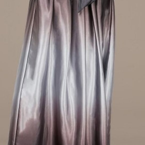 SLNY Ombre skirt tank with bow - Picture 4 of 6